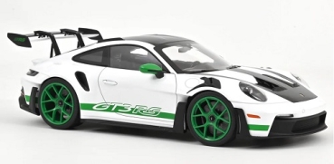 127535 Porsche 911 GT3 RS Tribute to Carrera RS 2022 White/Python Green 1:12